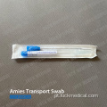 AMIES Transporte Swab Swab de aço inoxidável